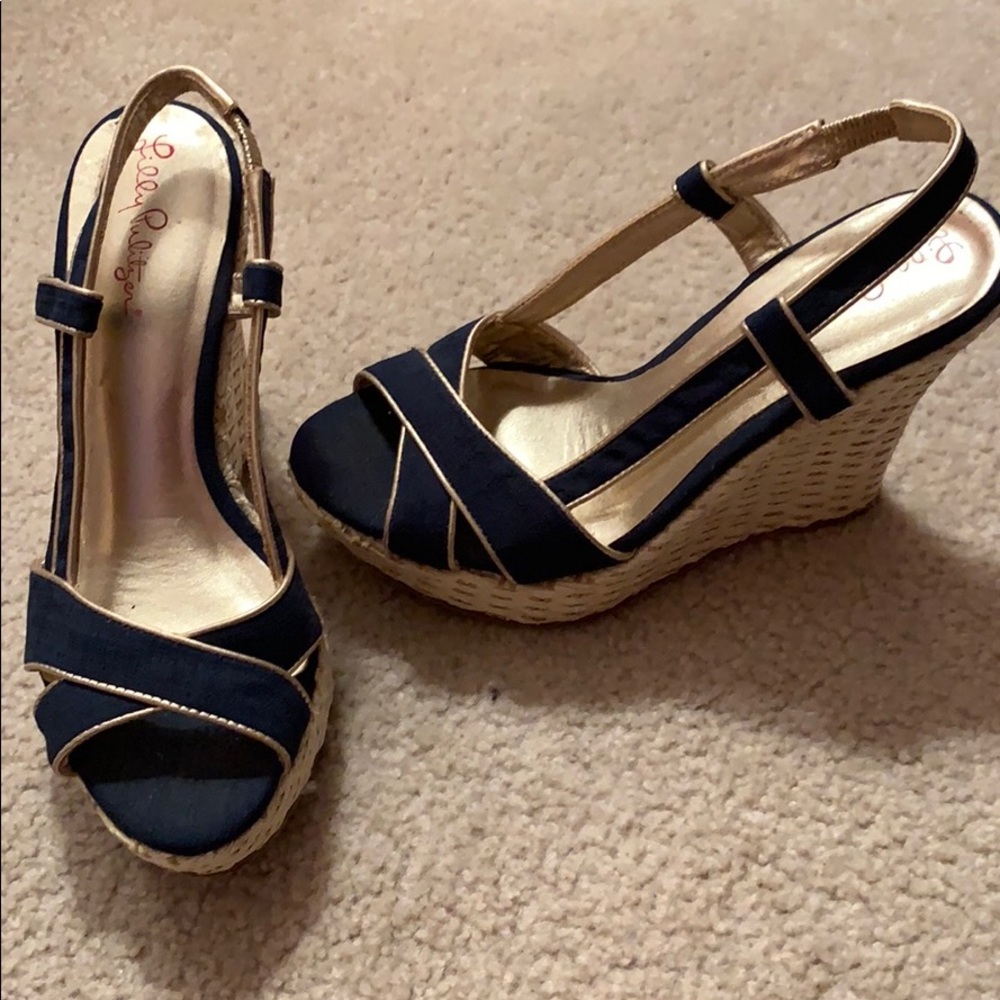 Lilly Pulitzer Wedge Shoes